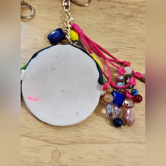 Floral Face Keychain Set - Multicolor - Picture 7 of 7